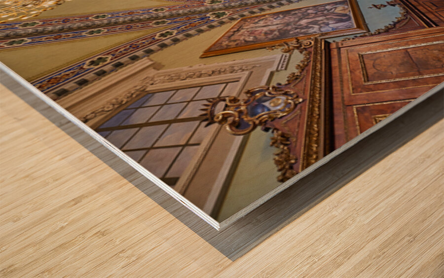 Santa Maria Novella Church in Florence on a sunny day Wood print