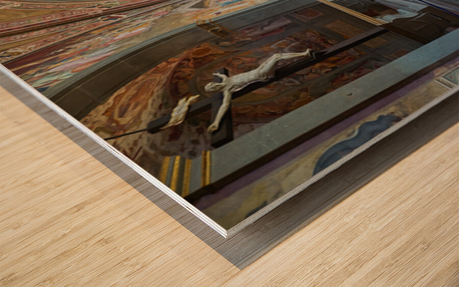 Visit to santa maria novella church in florence tuscany italy Wood print