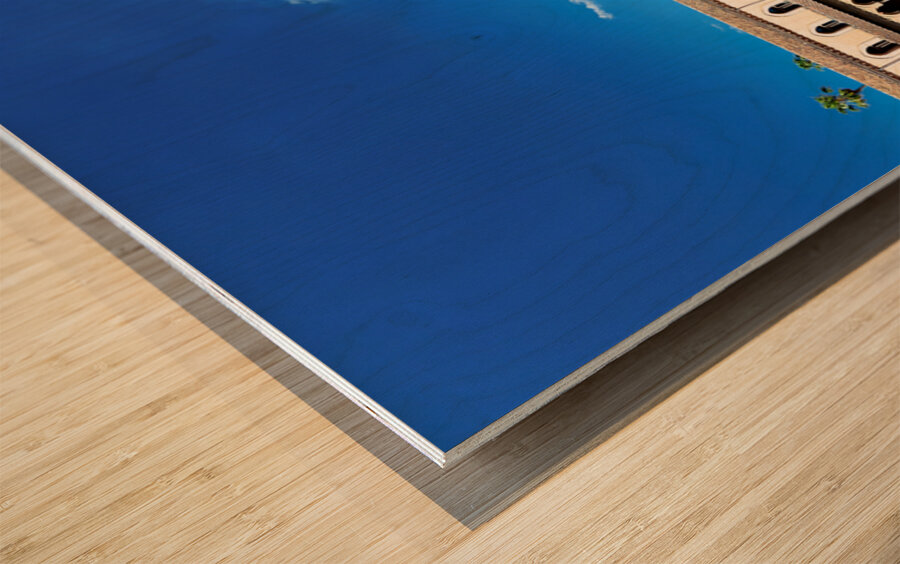 Visit to Duomo di Monreale in Palermo Sicily on a sunny day Wood print