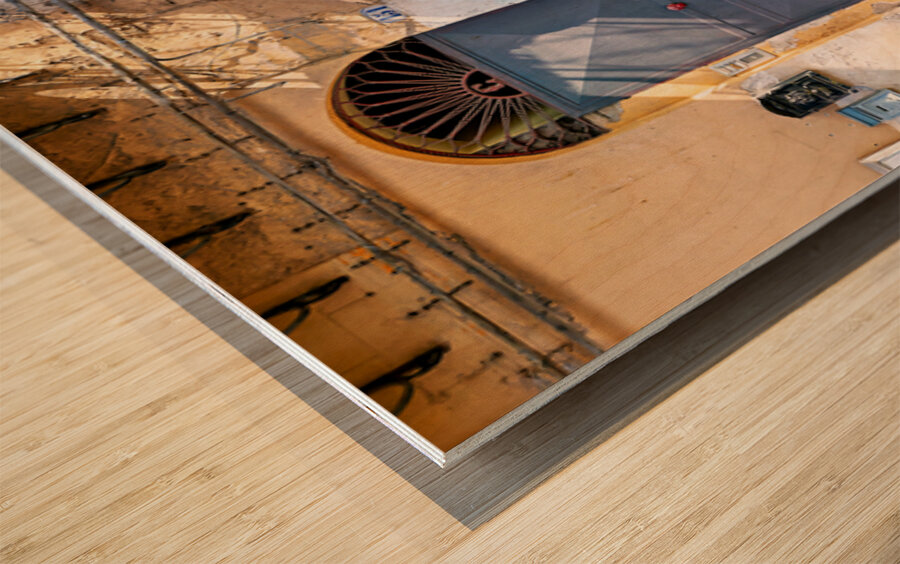 Exploring streets of Palermo Sicily in a sunny day Wood print