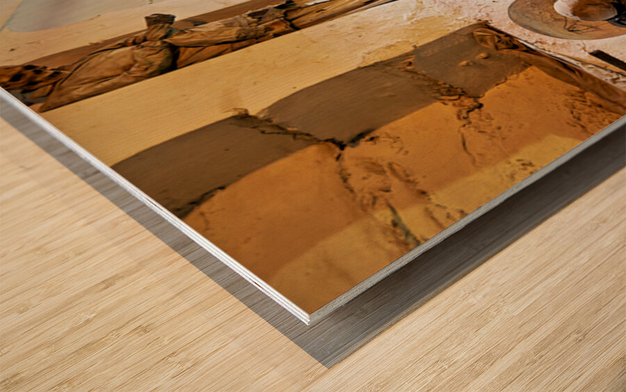 Exploring the capuchin catacombs in palermo sicily italy Wood print