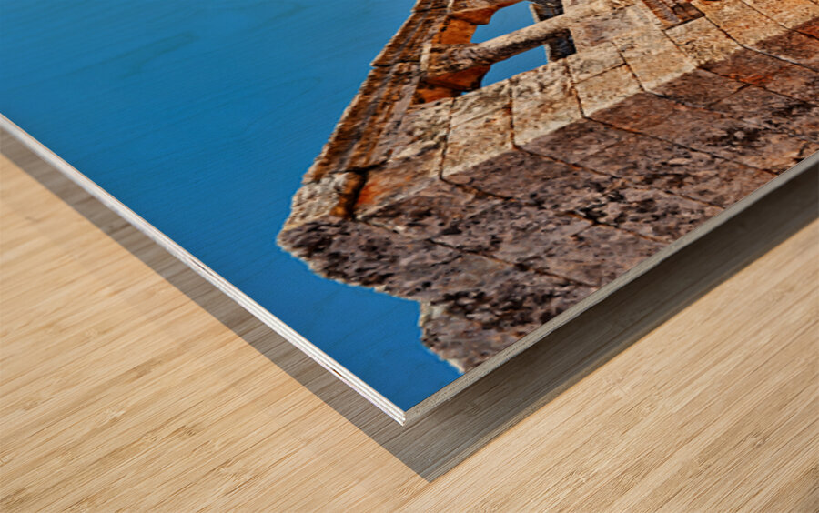 Discovering ancient ruins in Serjilla Syria Wood print