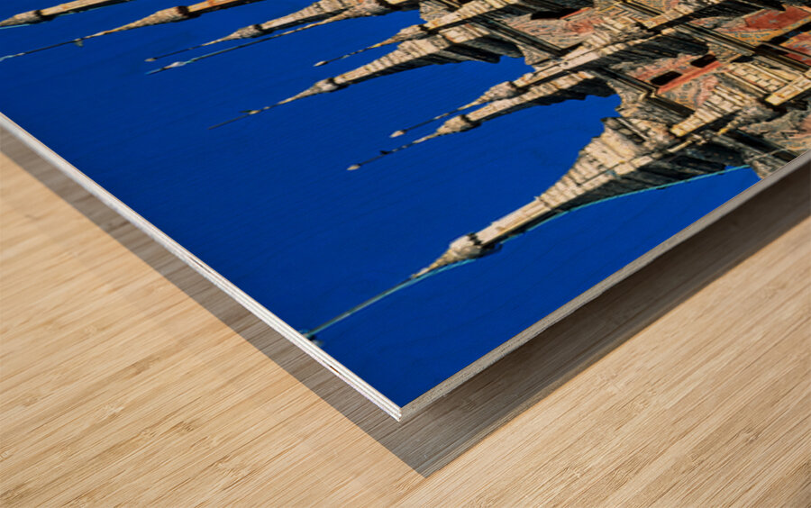 Mohnyin Thambuddhei Paya architecture in Monywa Myanmar Wood print