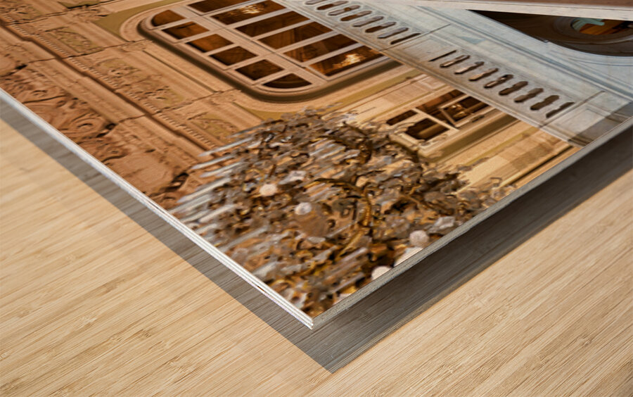 Stairs to upper levels of Yusupov Palace St. Petersburg Impression sur bois