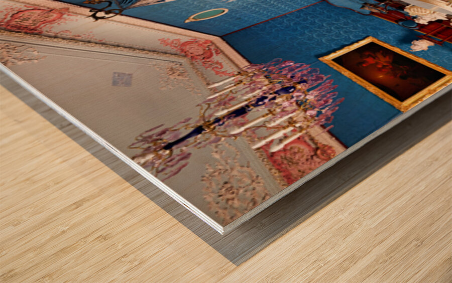 Exploring the Yusupov Palace interior in St. Petersburg Wood print