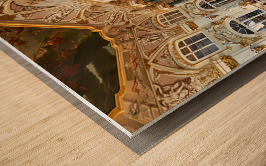 Jordan staircase in winter palace at hermitage museum Wood print