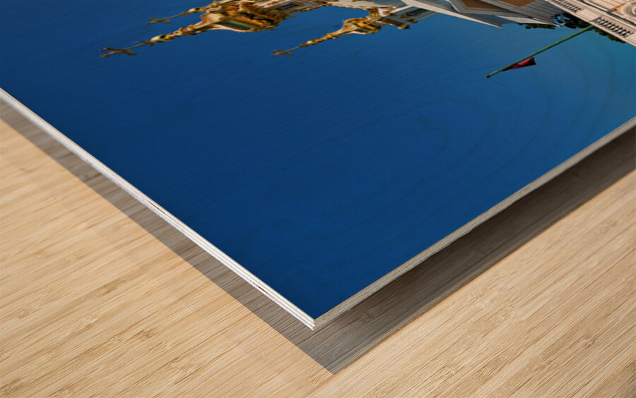 Exploring peterhof palace in saint petersburg russia Wood print