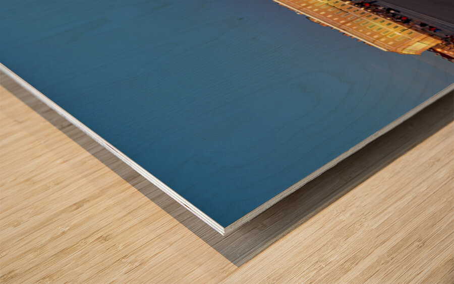 General staff building & St. Isaacs Cathedral St. Pete Wood print