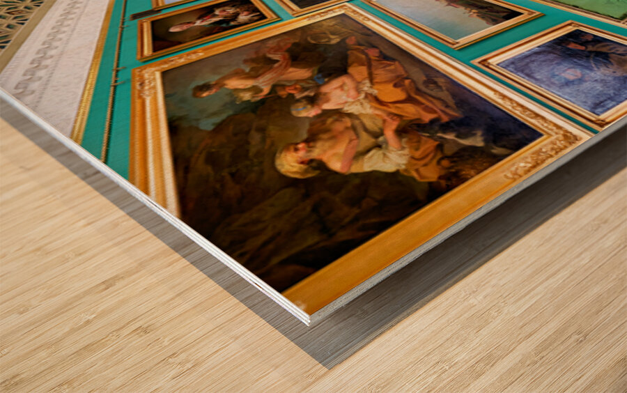 Exploring stroganov palace in st. petersburg russia Wood print