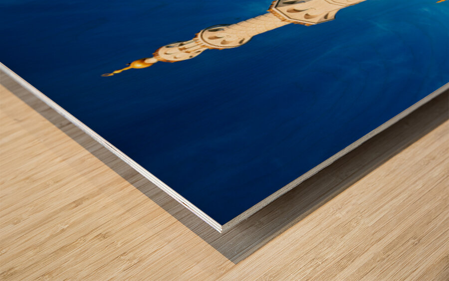 Visit to the iconic Sheikh Zayed Grand Mosque in Abu Dhabi Wood print