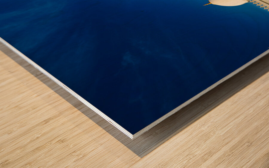 Visiting the sheikh zayed grand mosque in abu dhabi Wood print