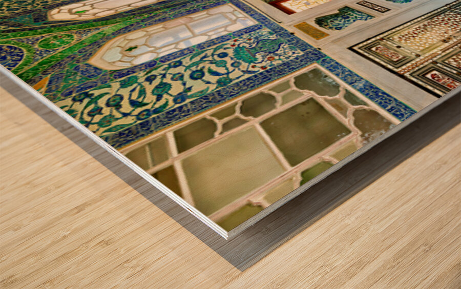 Explore the privy chamber of murat iii sultan in topkapi palace Wood print