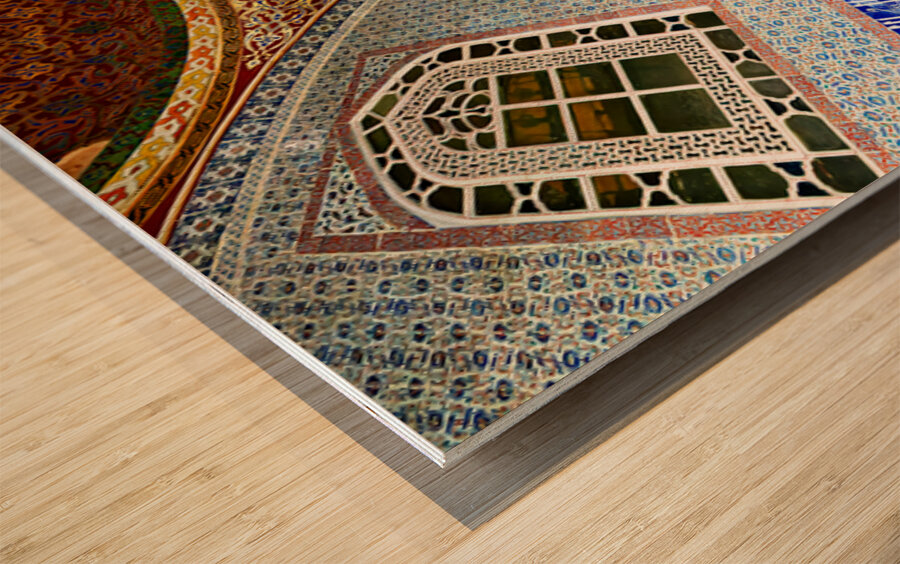 Visit to privy chamber of murat iii in topkapi palace harem Wood print