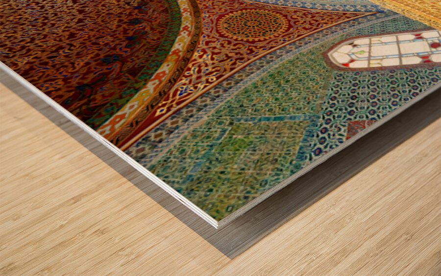 Exploring the privy chamber of murat iii in topkapi palace Wood print