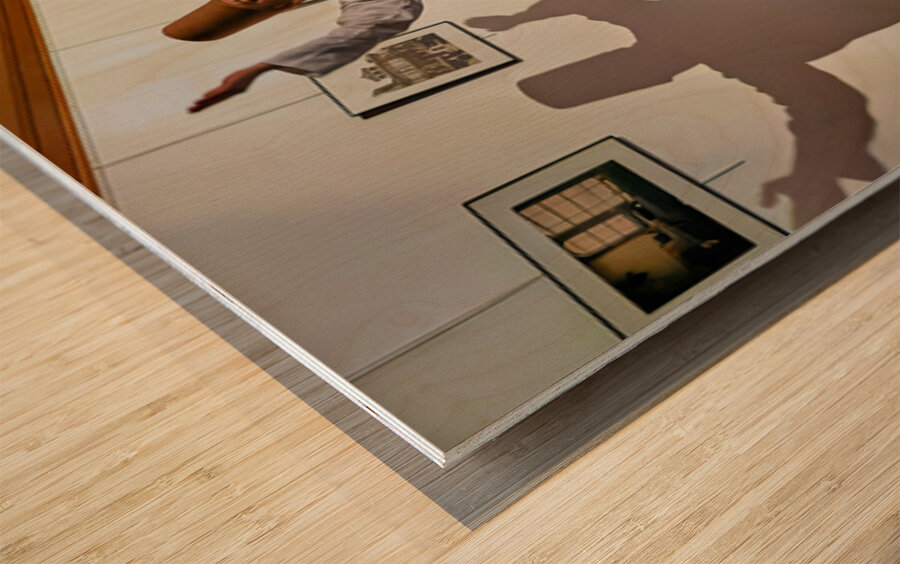 Whirling dervishes perform at sufi event in Istanbul Turkey Wood print