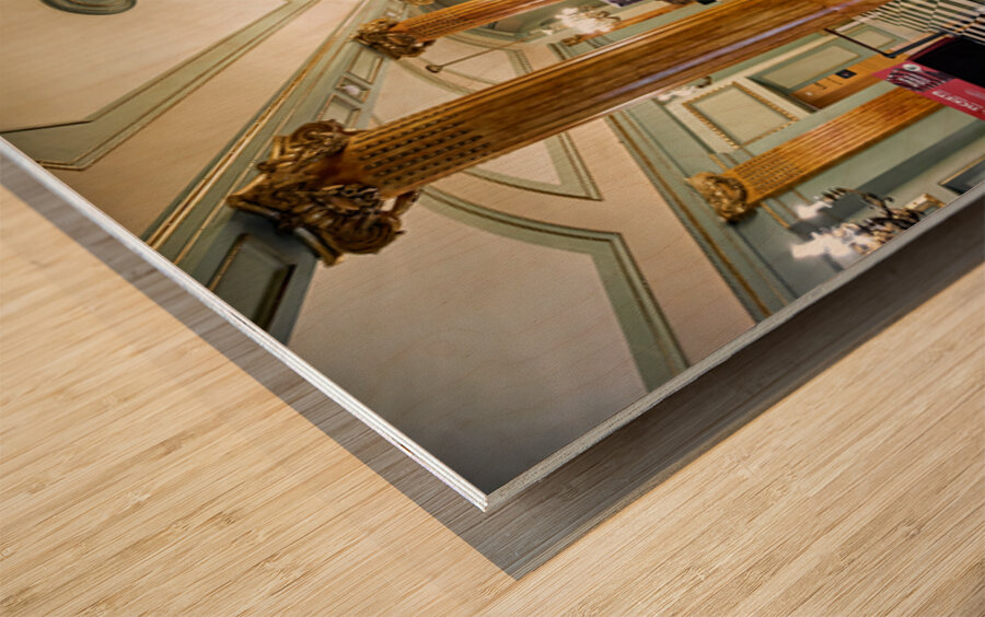 Visit Gran Teatre del Liceu Opera House in Barcelona Wood print