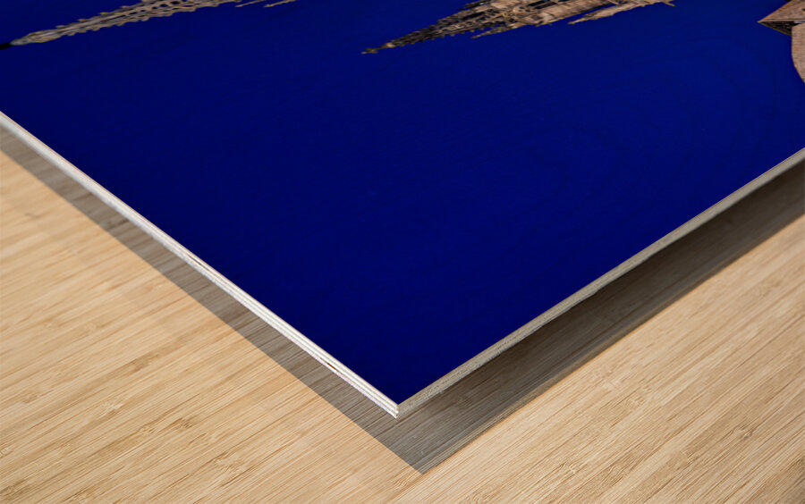 Cathedral of the holy cross and saint eulalia in barcelona Impression sur bois