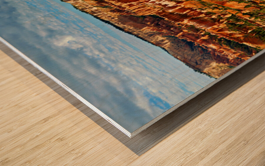 Sunrise at Bryce Canyon National Park near Sunrise Point Wood print