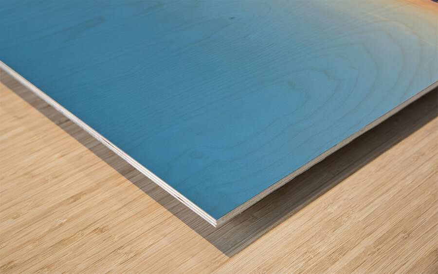 Sunset view from Bryce Point in Bryce Canyon National Park Wood print