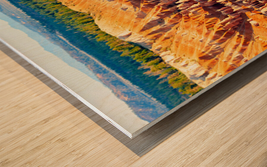 Views of bryce point at bryce canyon national park Wood print