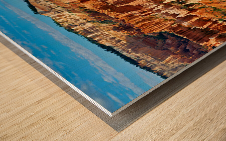 Sunrise at bryce canyon national park in usa Wood print