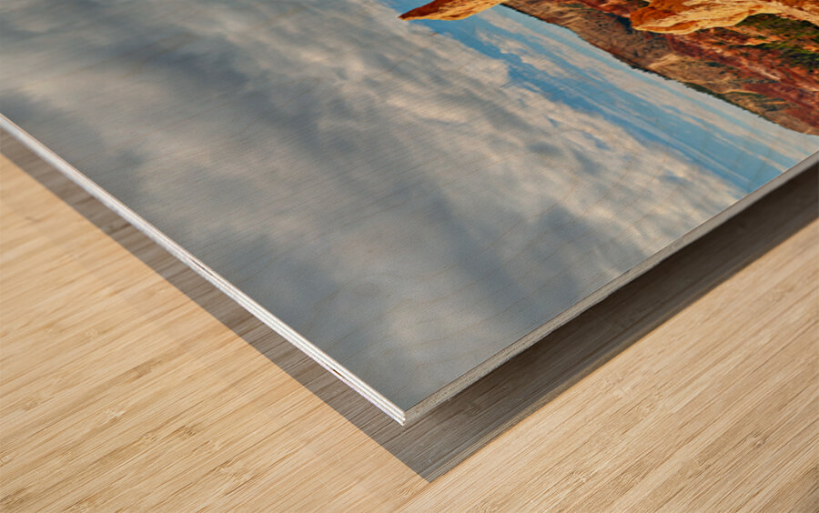 Sunrise view at Bryce Canyon National Park from Sunrise Point Wood print