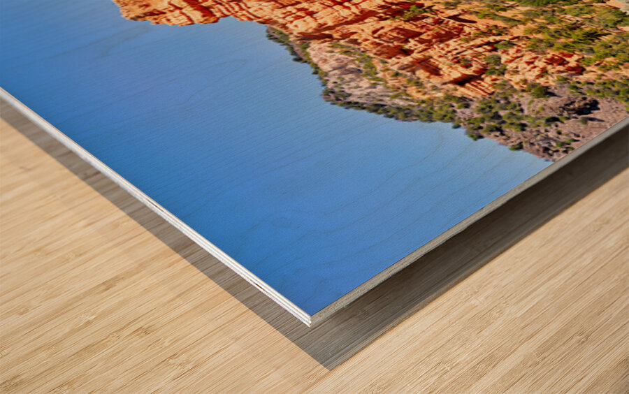 Visit Dixie National Forest in Utah with red rock formations Wood print