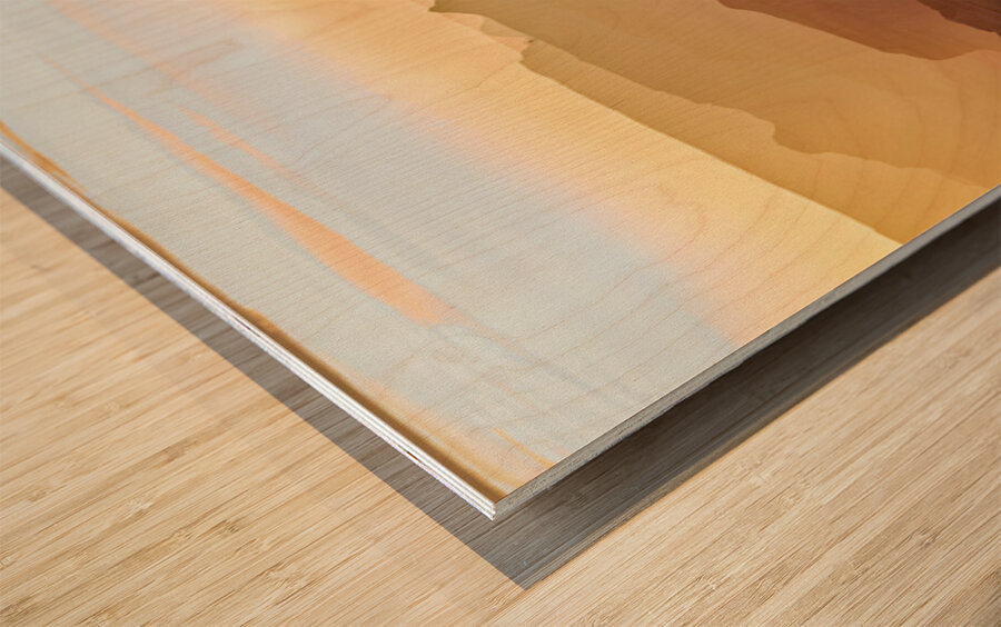 Lipan Point at sunrise in Grand Canyon National Park Wood print