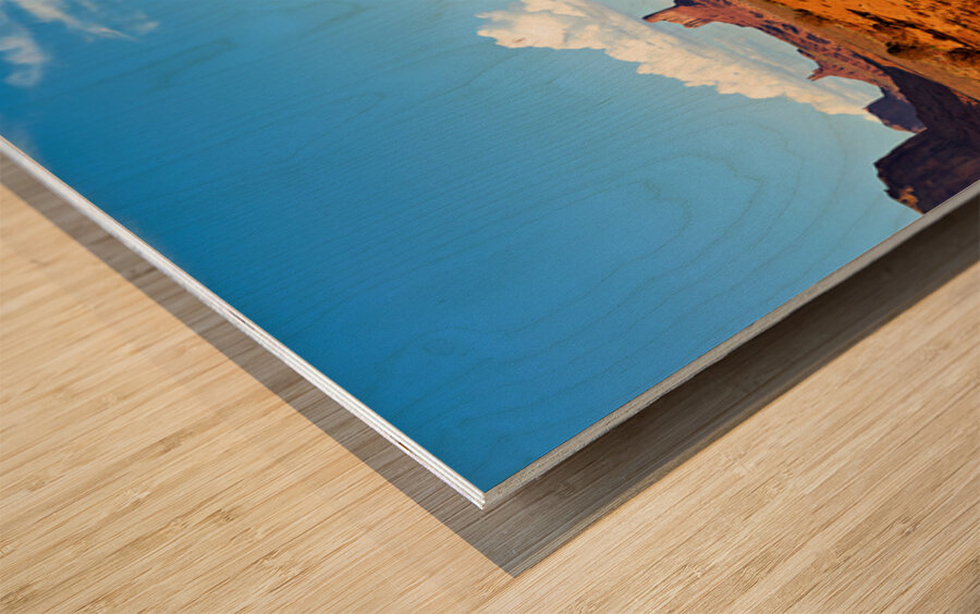 Explore monument valley in the usa national park Wood print