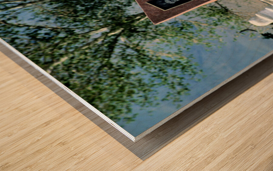 Cemetery in Samarkand shows a tombstone of a notable figure Wood print