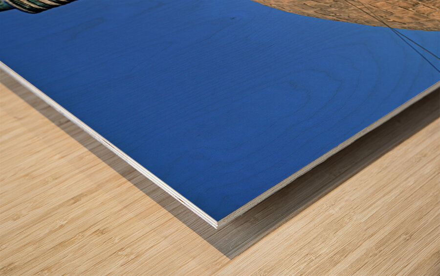 Exploring the historic architecture of Khiva in Uzbekistan Wood print