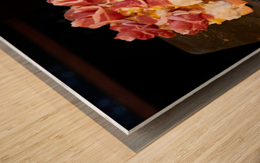 Enjoying pintxos in Bilbao Biscay Spain Impression sur bois