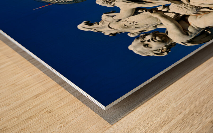 Visitors enjoy Piazza dei Miracoli with the Leaning Tower Impression sur bois