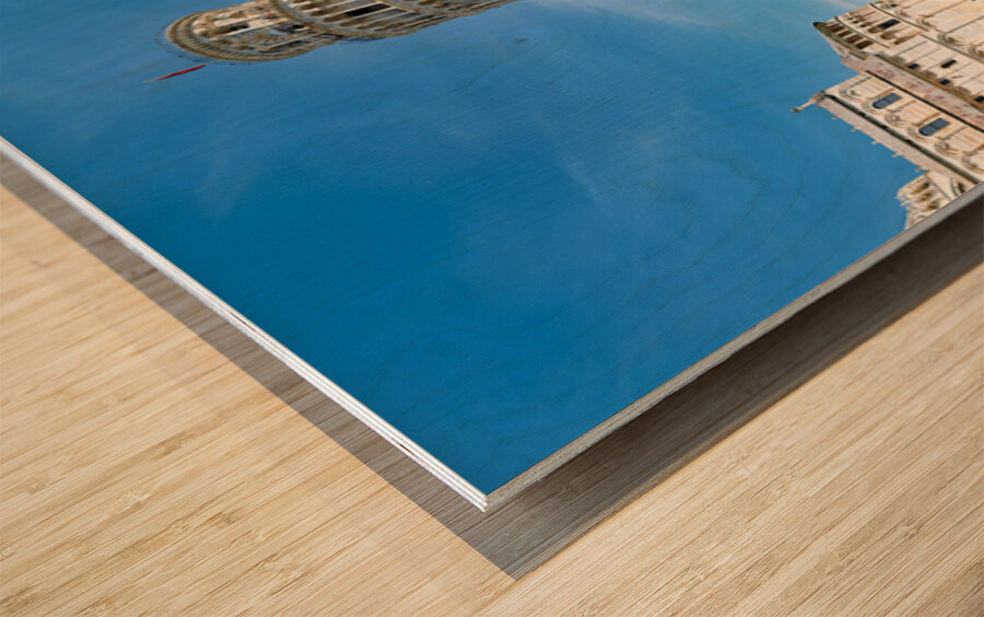 Exploring the Leaning Tower in Piazza dei Miracoli Pisa Wood print