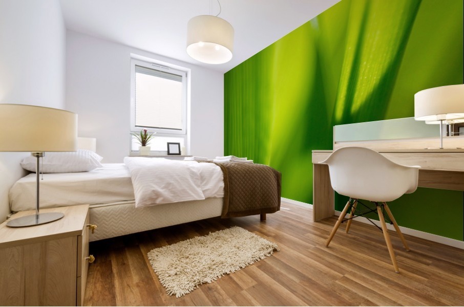 Macro Grass Mural print