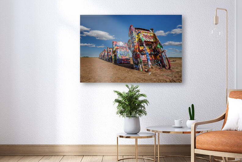 Cadillac Ranch in Amarillo Texas by Nick Fox