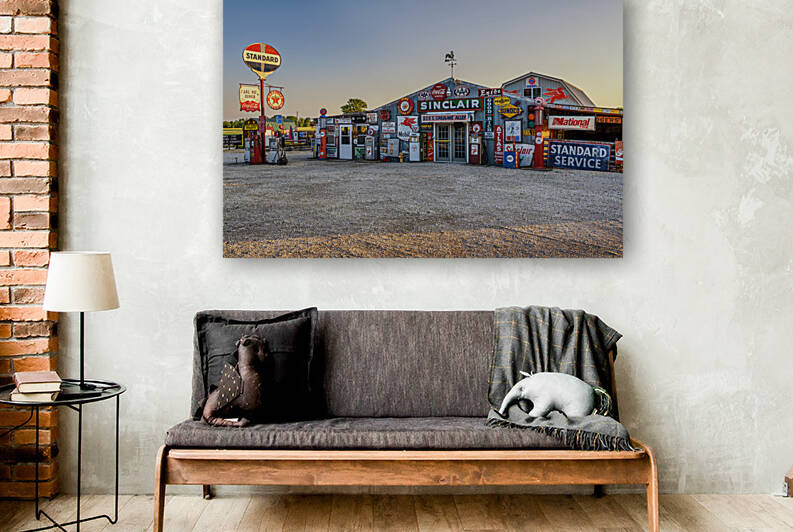 Bobs Gasoline Alley on historic Route 66 in Cuba by Nick Fox