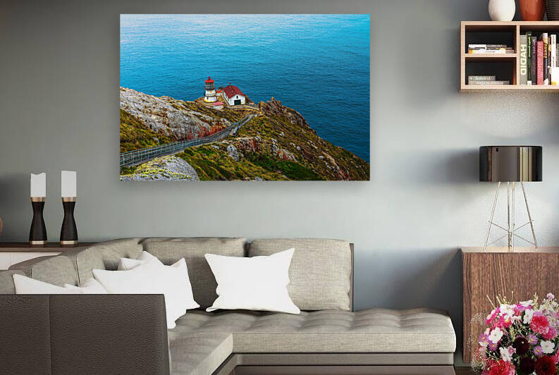 Point Reyes Lighthouse at the Point Reyes National Seashore near Inverness California by Nick Fox