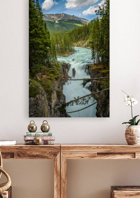 Sunwapta Falls in Jasper National Park Canada by Nick Fox