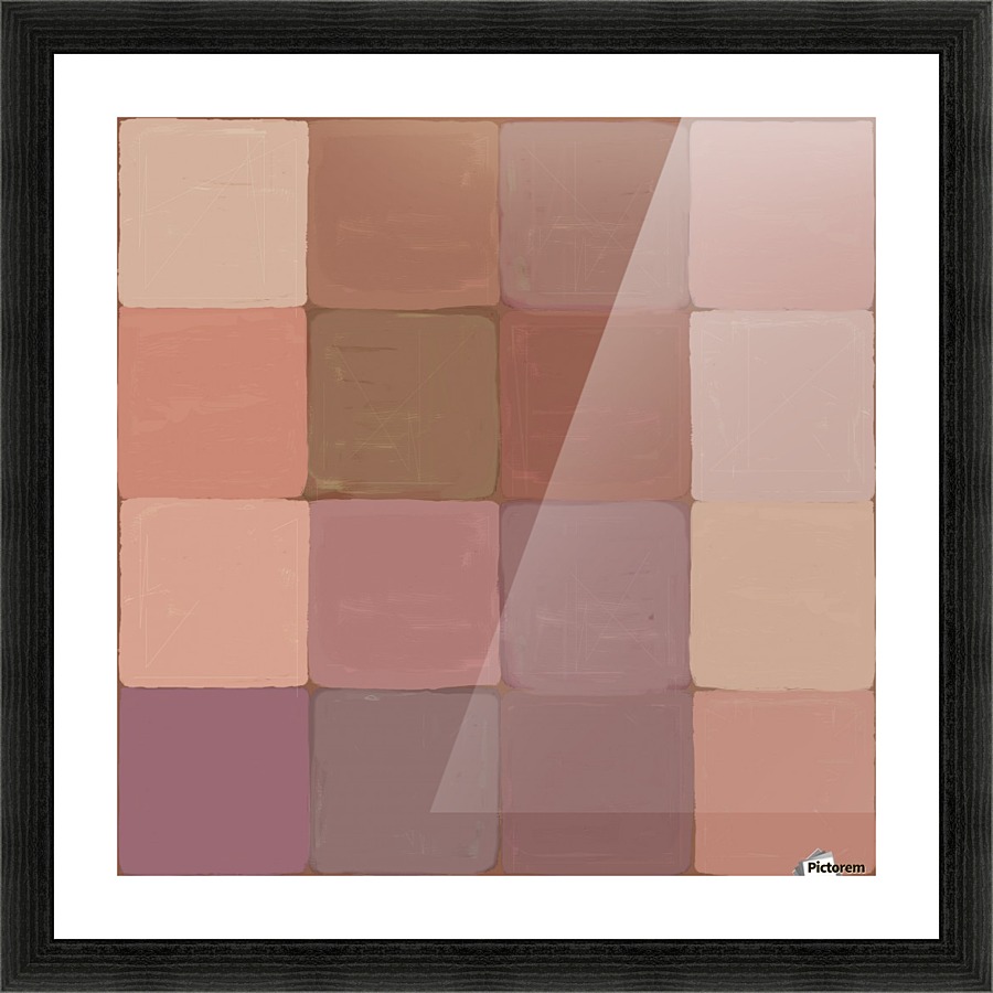 Squares Picture Frame print