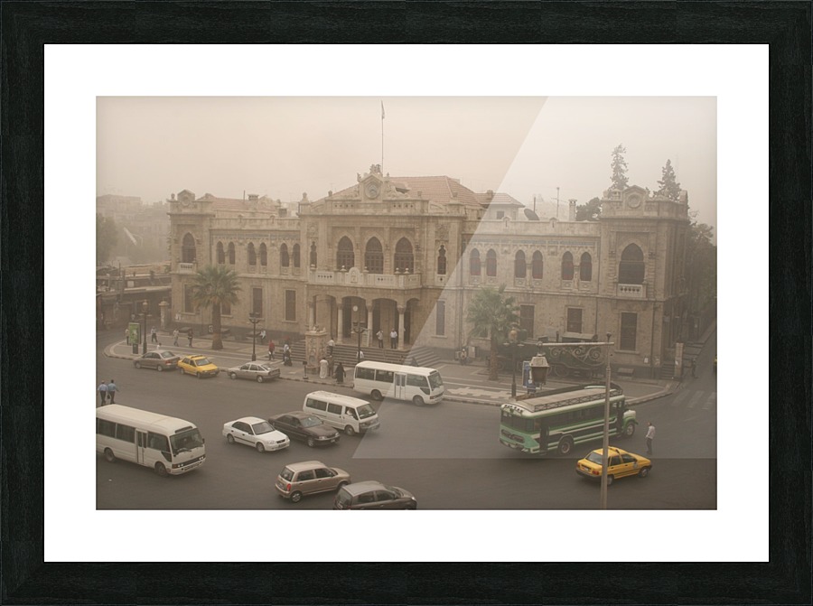 Damascus old Hejaz train station Picture Frame print