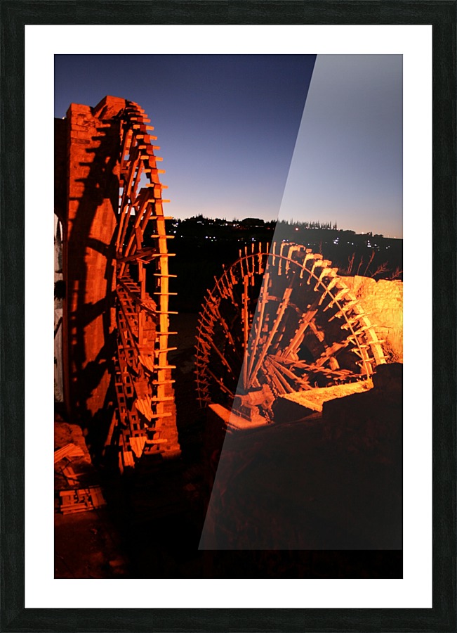 Noria in Hama Picture Frame print