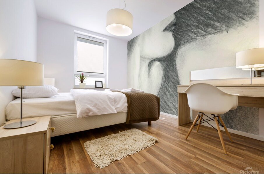 OVER THE SHOULDER Mural print