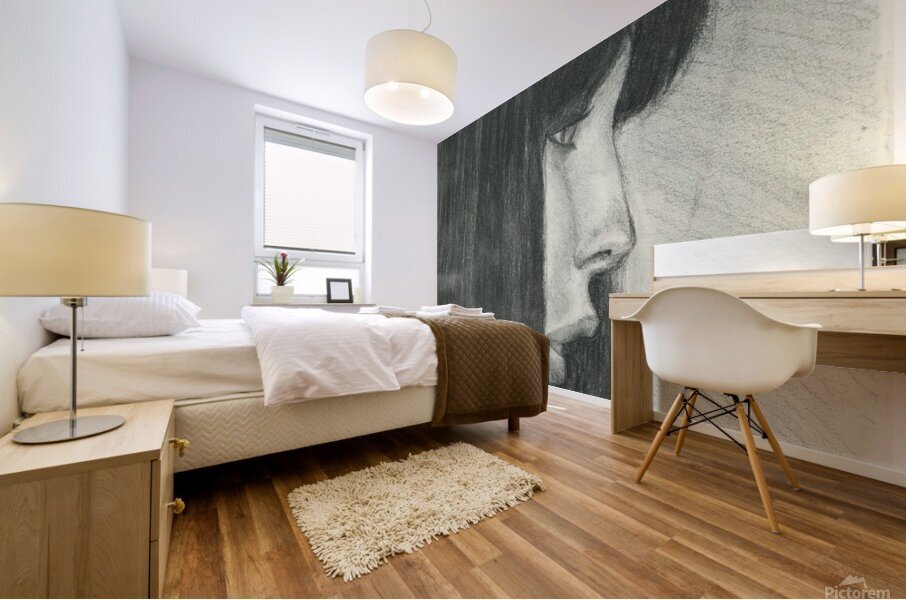 ONLY THE TEAR IS MISSING Mural print