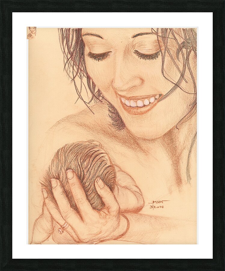 MATERNAL LOVE Picture Frame print