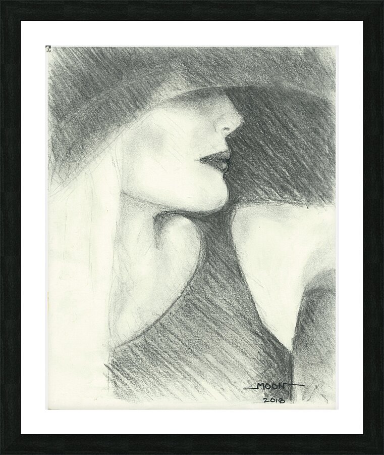 OVER THE SHOULDER Picture Frame print
