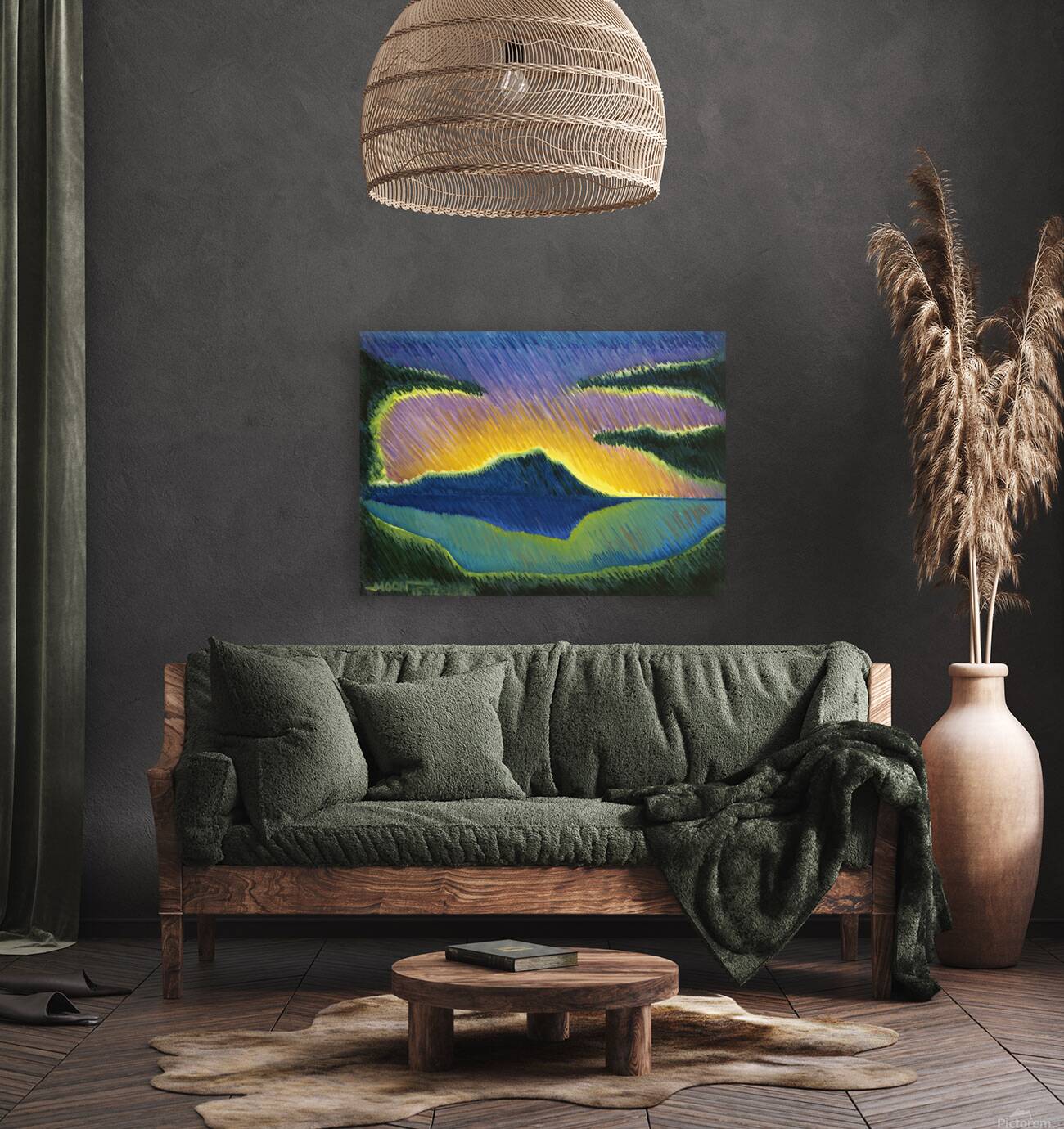 Sunrise over Diamond Head Reproduction