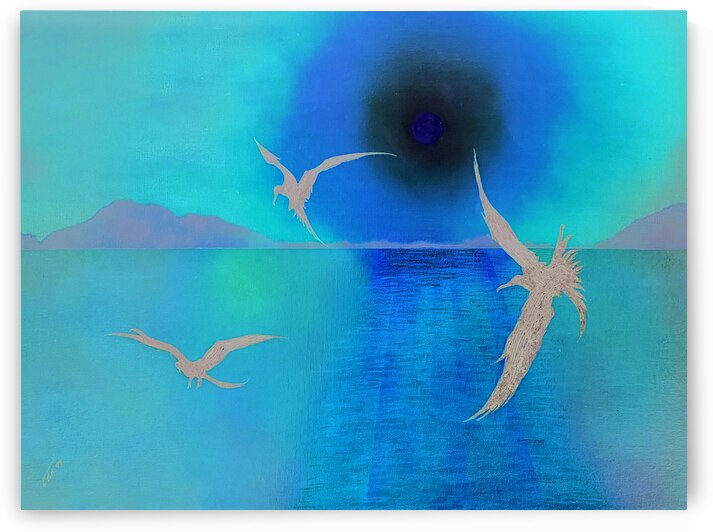 GALAPAGOS BOOBIES FLIGHT by CACUM ART
