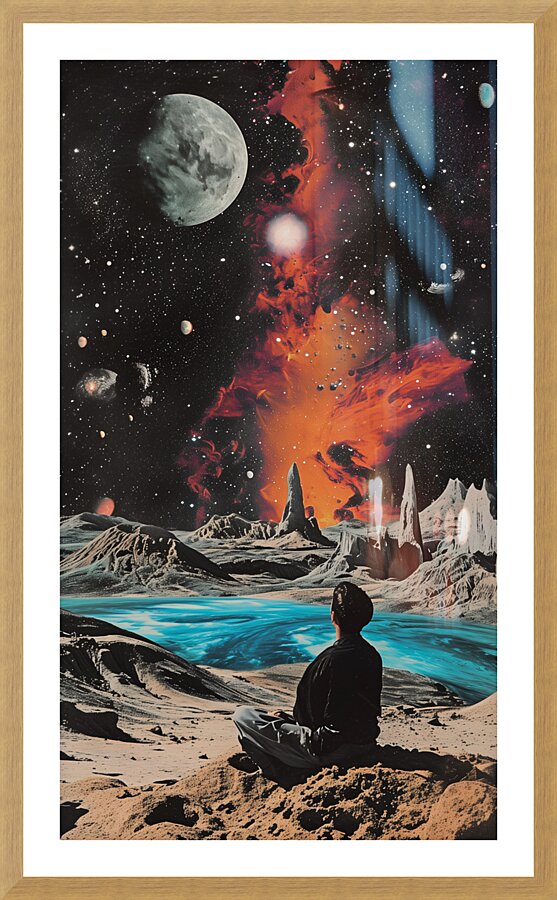 Space 00001 Picture Frame print