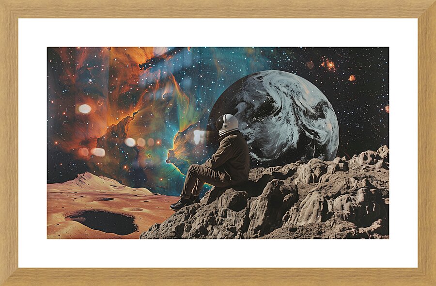 Space 00007 Picture Frame print